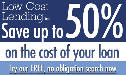 Low Cost Lending. Save up to 50% of your loan. Try our free, no obligation search now.