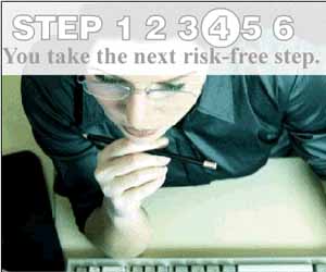 E Harmony. Match system. Step 4. You take the next risk-free step.